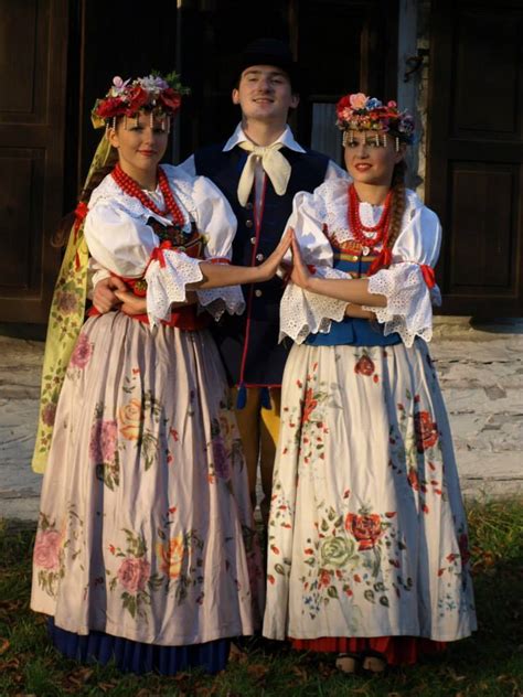 Regional Costumes From Bytom Silesia Poland Polish Folk Costumes