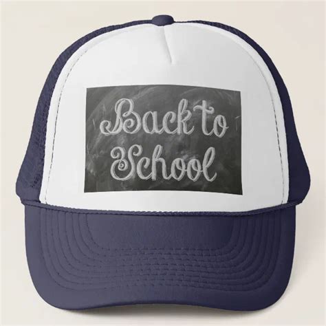 Back To School Trucker Hat Zazzle