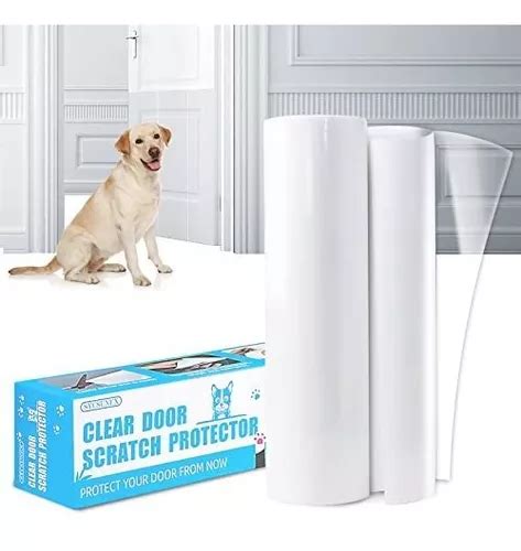 Protector De Puerta Contra Arañazos De Perros Transparente Cuotas