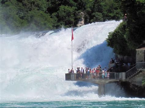 Rhine Falls Is The Largest Plain Waterfall In Europe The Falls Are