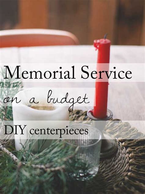 15 Ideas for a Beautiful Memorial Service on a Budget