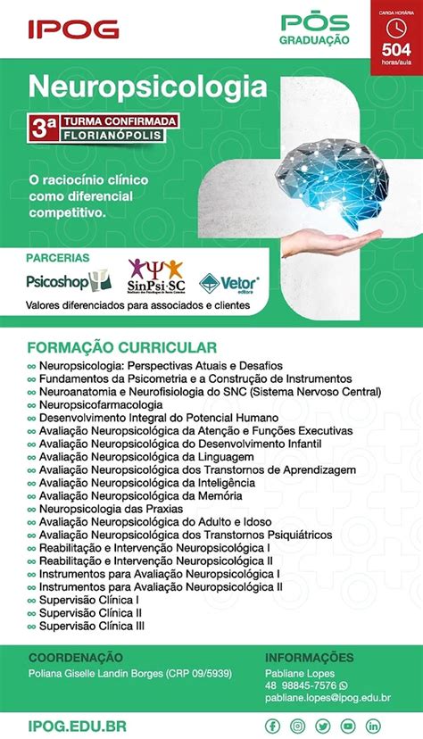 Curso Especializa O Em Neuropsicologia Ipog