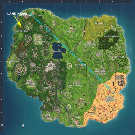 Follow The Treasure Map Found In Snobby Shores Fortnite Season 5