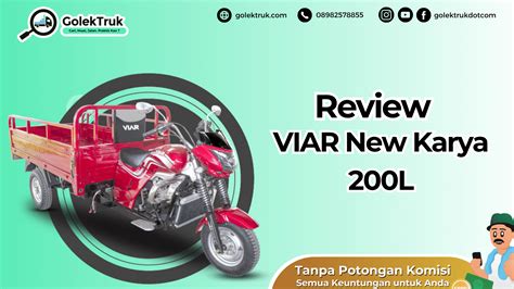 Review Viar New Karya L Spesifikasi Detail Lengkap Golektruk