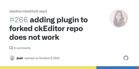 Adding Plugin To Forked Ckeditor Repo Does Not Work Issue