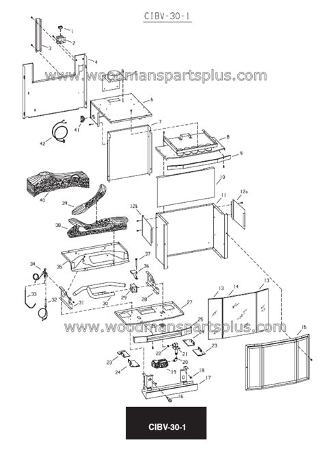 Empire Gas Stoves | Model CIBV-30-1 | Replacement Gas Stove Parts