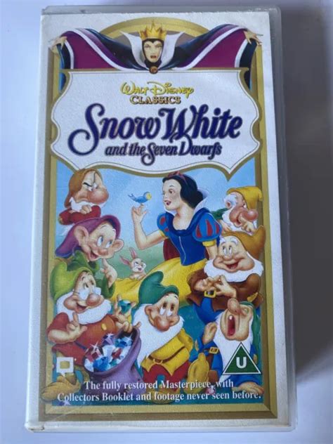 WALT DISNEY CLASSICS Snow White And The Seven Dwarfs VHS EUR 6 96