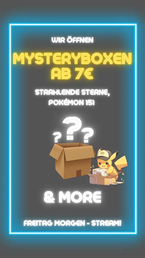 Voggt Watch Wir Ffnen Wir Ffnen Pok Mon Mysteryboxen Ab