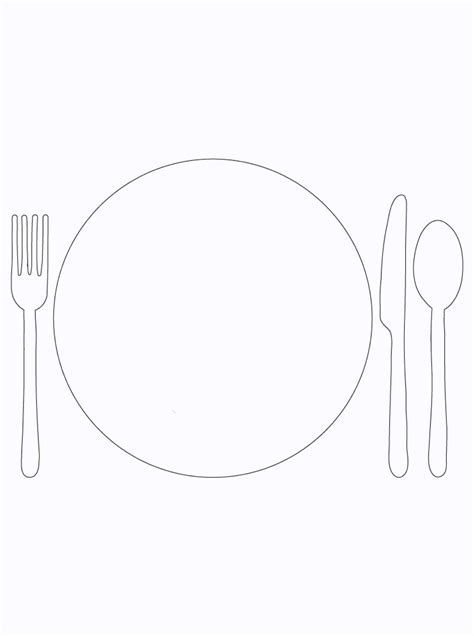 Plate Template Printable