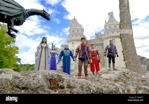 Jouet action figures de la télévision BBC série Merlin il au Château