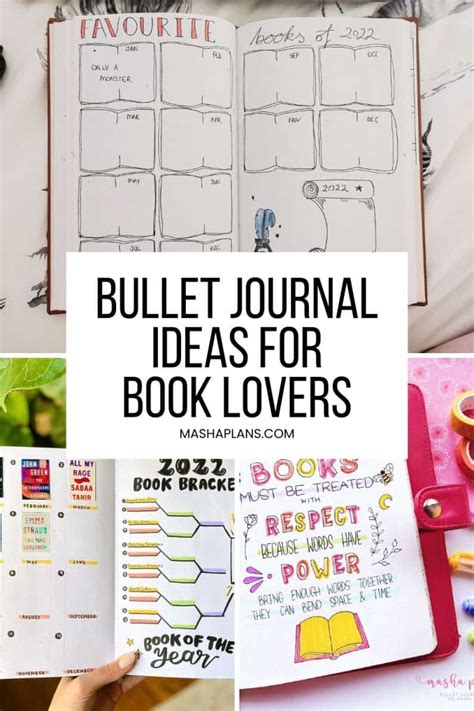 13 Bullet Journal Ideas For Book Lovers