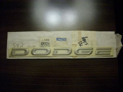 Find New Mopar Qm26ca1 Front Door Dodge Nameplate Dodge Intrepid Emblem