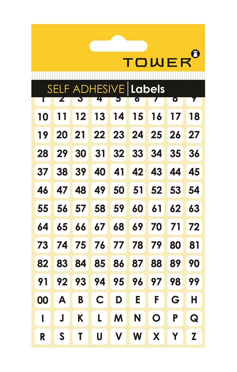 Letters And Numbers Labels Have Versatile Uses From Labelling To Use In