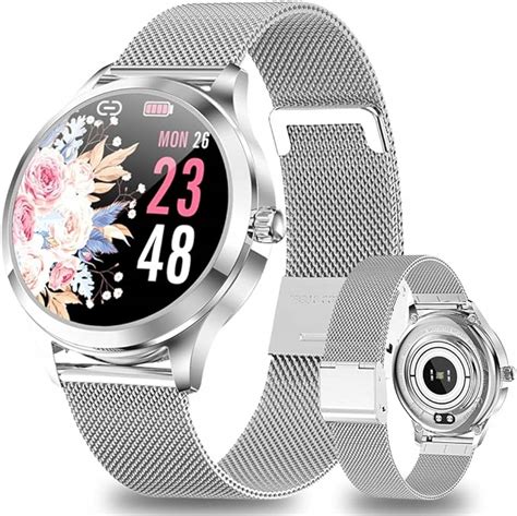 Anmi Inteligentny Smartwatch Damski Srebrny Ip Sklep Opinie