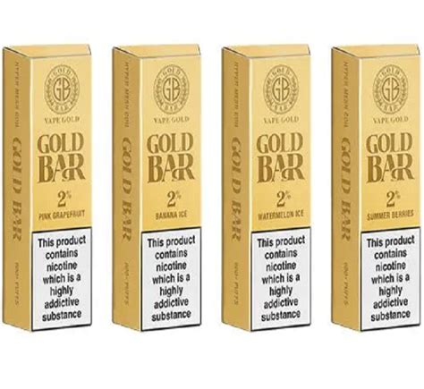 Gold Bar 600 Disposable Vape Vapor Neighbour