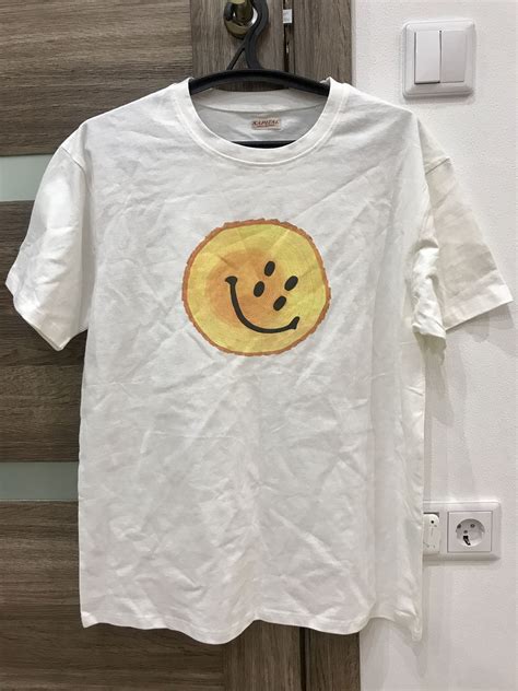 Kapital × Kapital Kountry Kapital Smiley Face Yellow T Shirt Grailed