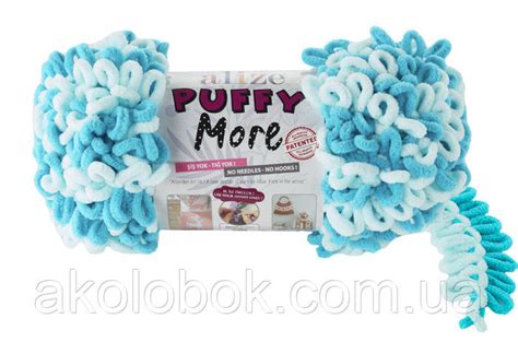 Купить Пряжа Ализе PUFFY MORE (пуффи море )- 6409, цена 252 ₴ — Prom.ua ...