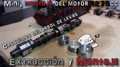 Mini montaje del motor 1275cc 4 Casquillos del árbol de levas En