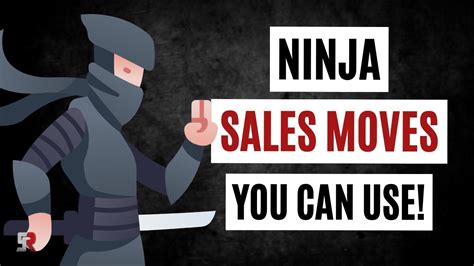 A Ninja Sales Move You Can Use Loan Officer Training YouTube