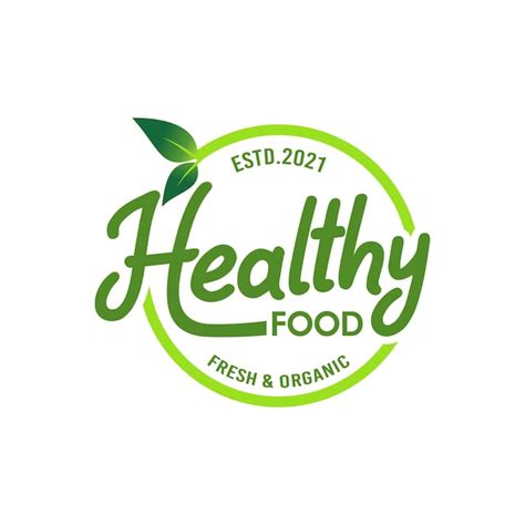 Premium Vector Healthy Food Logo