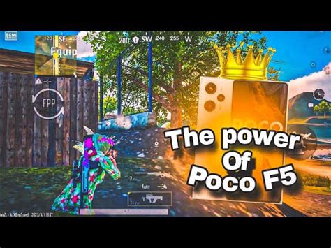 Unbelievably Fps Poco F G Bgmi Test In Competitive Lobby Bgmi