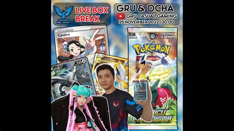 Live Box Break Pokemon Tcg Indonesia S Pemicu Paradigma With Ocha