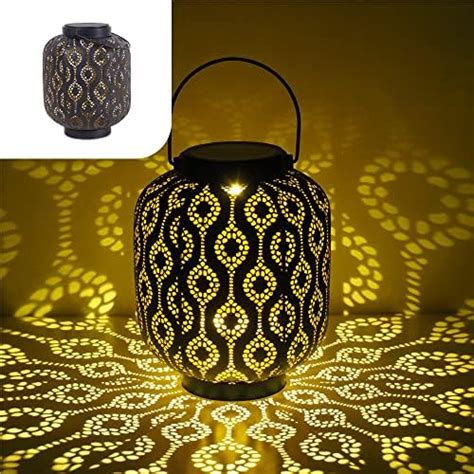 Gadgy Moroccan Solar Lantern Solar Table Lights Outdoor Garden