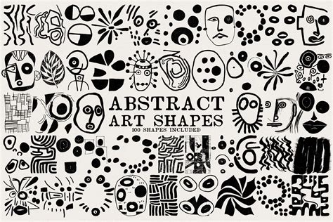 Abstract Art Shapes By Heather Green Designs | TheHungryJPEG
