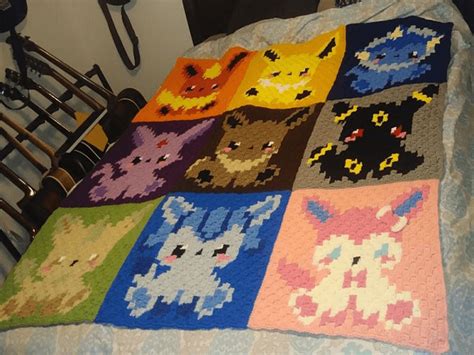 10 Pokemon Crochet Blanket Patterns - Crochet News