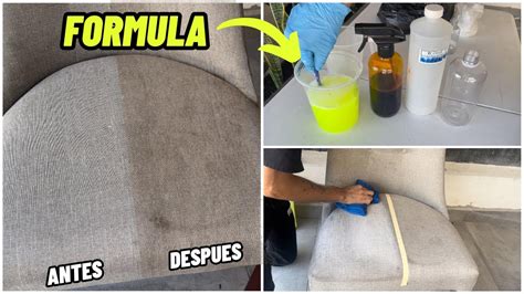 COMO HACER EL MEJOR LIMPIADOR DE TAPICERIA O ALFOMBRA FORMULA YouTube