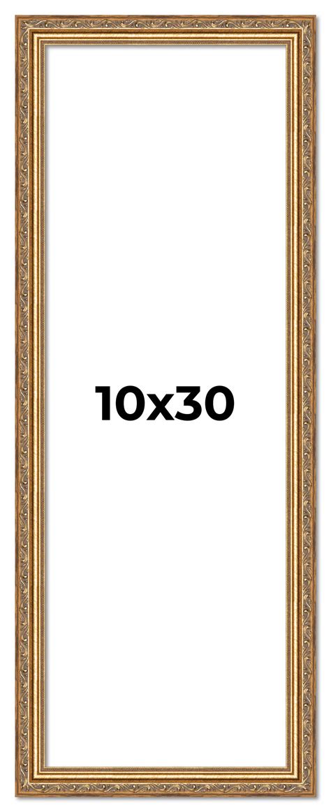 10x30 Museum-Quality Picture Frame with UV-Resistant Acrylic & Acid