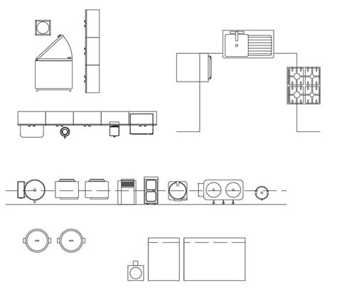 Kitchen Equipments Design In Autocad D Drawing Dwg File Cad File Sexiz Pix