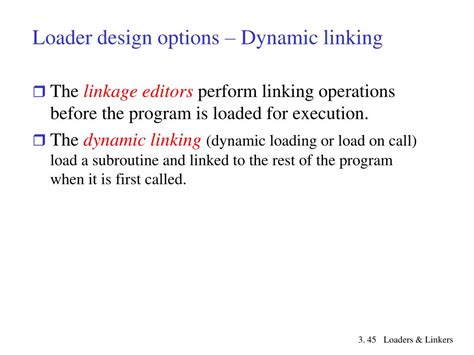 Ppt Chapter Iii Loaders And Linkers Powerpoint Presentation Free