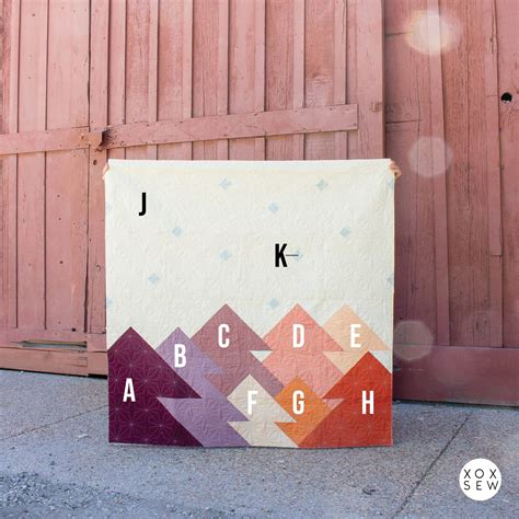 Forest Is An Original Modern Quilt Pattern With Six Sizes And Perfect