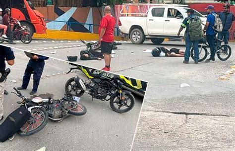 Dos Motociclistas Heridos En Choque