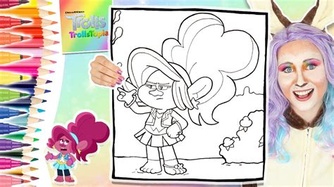 Trolls Trollstopia Coloring Book