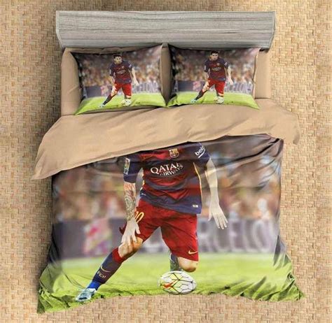 D Customize Lionel Messi Bedding Set Duvet Cover Set Bedroom Set