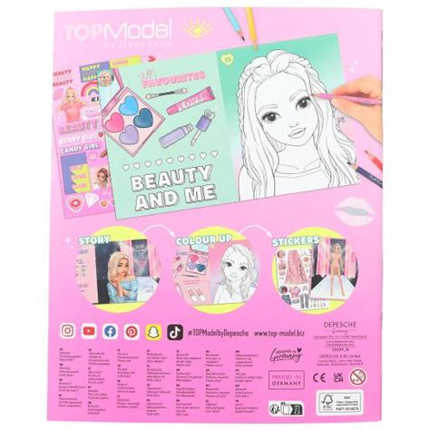 Depesche TOPModel Colouring Book BEAUTYFUN