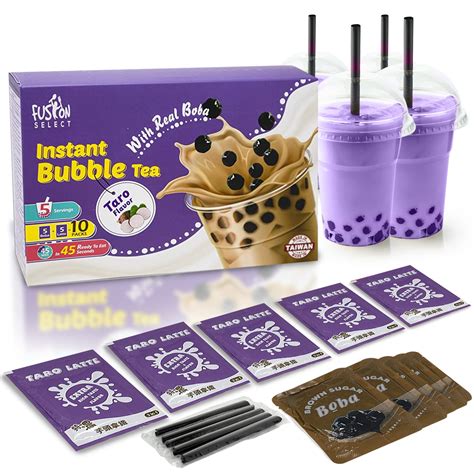 Buy Fusion Select Authentic Taro Bubble Tea Kit Extra Rich Packs