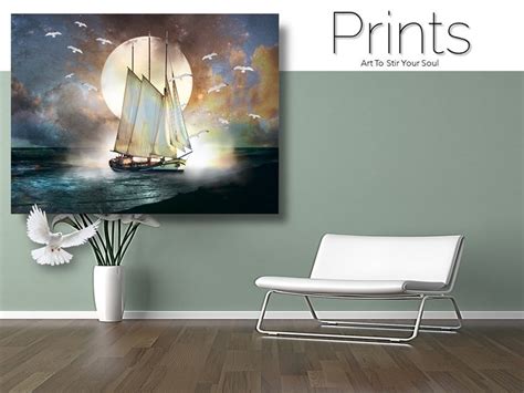 Embracing Winds And Change Featuring A Boat Sailing Under The Etsy