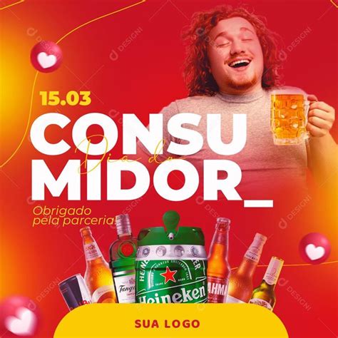 Dia Do Consumidor 15 De Março Promoção Bebidas Social Media Psd