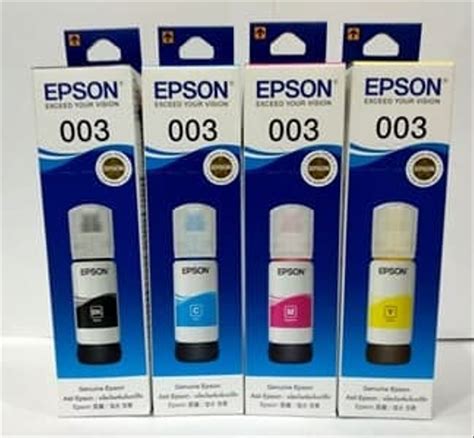 Jual Tinta Epson 003 L3110 L3150 L5190 Original Black Di Lapak Audrey