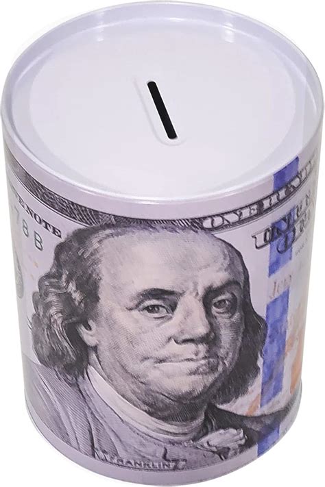 Inch X 4 5 Reusable 100 Dollar Bill Piggy Bank Tall Coin Money Saving