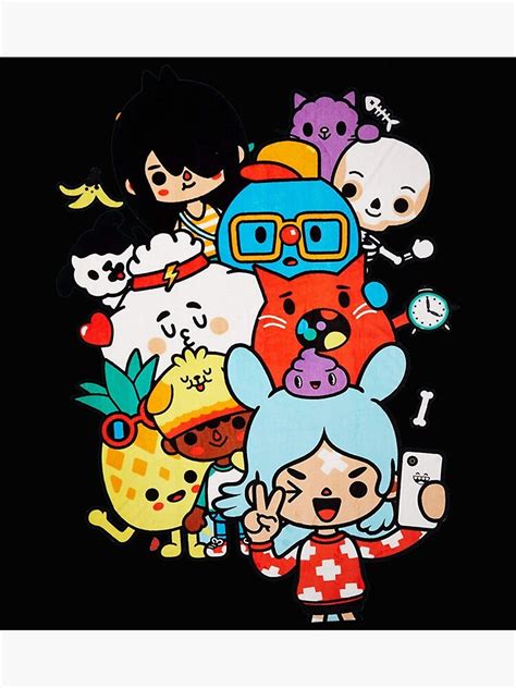 Toca Boca Toca Boca 2021 Toca Life World Poster By Anasohping Redbubble