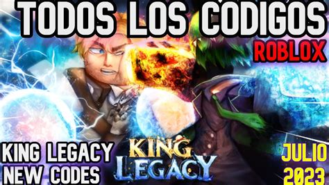 TODOS LOS CODIGOS DE KING LEGACY ACTIVOS ROBLOX 2023 UPDATE 4 66