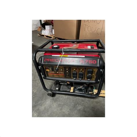 Predator 8750 Gas Powered Generator Property Room