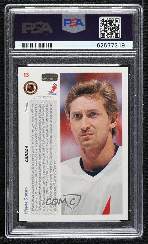 1991 92 Upper Deck French 13 Wayne Gretzky For Sale Online Ebay