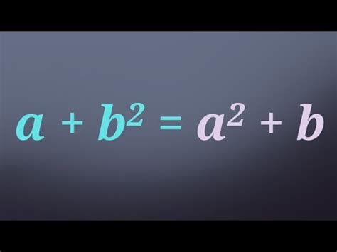 A Really Nice Algebra Idea Preparation For UKMT AMC BMO 1 2 8 10 12