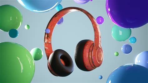 Artstation Headphones Texture Lighting