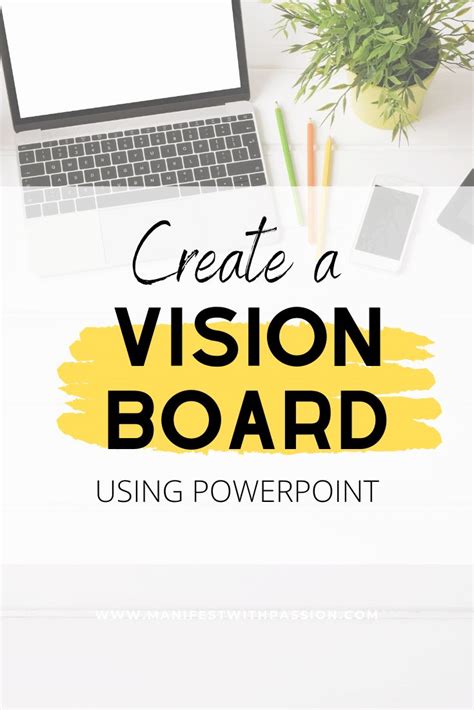 Vision Board Template Powerpoint